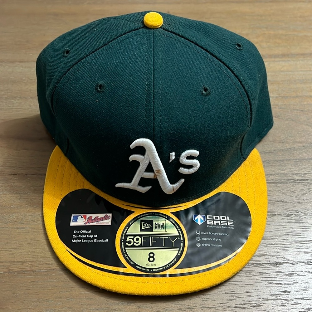 MLB GREEN/YELLOW HAT